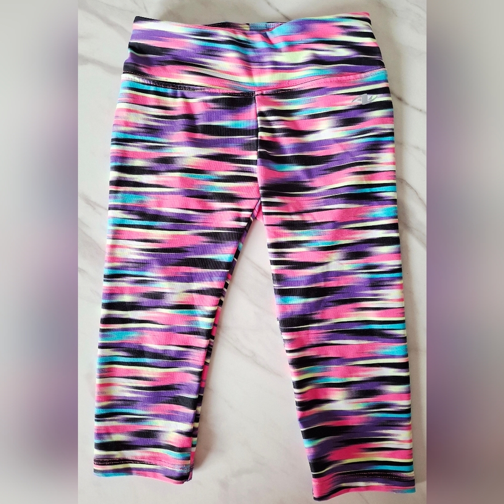 Athletic Works Dri-More Striped Leggings (6)